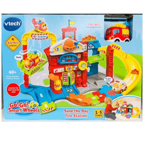 Brand New Vtech Go! Go ! Smart Save The Day Fire Station playset-English Version - Picture 15 of 16
